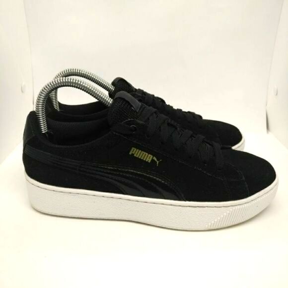 Puma Vikky Platform Fashion Sneakers Shoes Women\'s Size 7.5 Black Puma Classic P